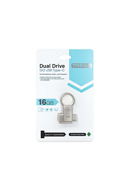 OEM Treqa USB Flash Drive Διπλής Σύνδεσης Type-C 16GB - Dual Drive USB Type-C...
