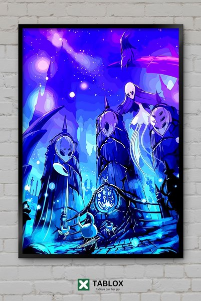 tablomaxtbx Hollow Knight Fantazija Fantastična Igra Igranje Tamna Umešana De...