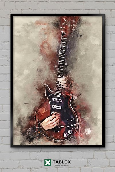 tablomaxtbx Gibson Brian Portret Muzika Umjetnost Poster Okvir Izgled Dekorat...