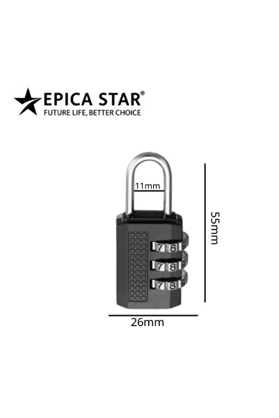 EPICASTAR ΜΑΥΡΟ ΛΟΥΚΕΤΟ ΜΕ ΣΥΝΔΥΑΣΜΟ EP-40176