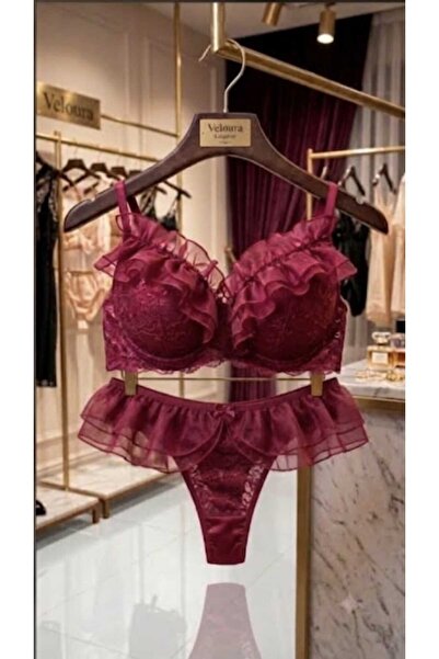 veloura lingerie kadın iç çamaşırı takımı