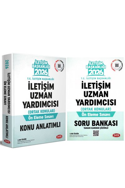 Data Yayınları 2026 İletişim Başkanlığı İletişim Uzman Yardımcısı Ortak Konul...