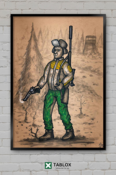 tablomaxtbx Hillbilly Country Hunter Funny Poster Art Κορνιζαρισμένο Διακοσμη...