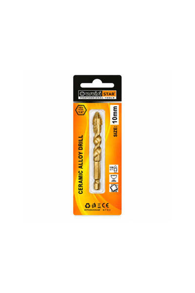 OEM Uruisi Τρυπάνι Κεραμικών & Πλακιδίων 10mm με Εξάγωνο Στέλεχος - Ceramic &...