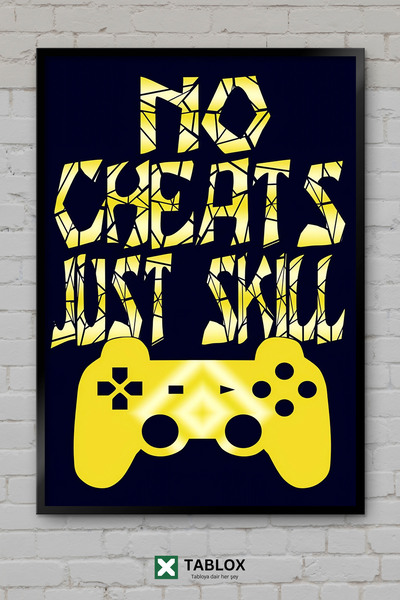 tablomaxtbx Gaming Game No Cheats No Cheat Gamer Αφίσα Πλαισιωμένη Διακοσμητι...