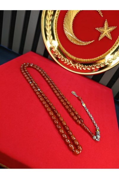 TESPİH KÖŞESİ 99'Lu Sikma Amber Praying Beads