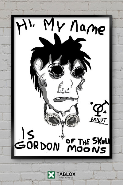 tablomaxtbx Gordon Of The Skull Moons Διακοσμητικός πίνακας από MDF με φαντασ...
