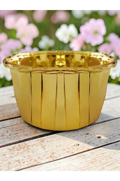 Generic Brand 25 Pieces of Metalized Cardboard Cupcake Mold Width: 6.5 cm |  ...