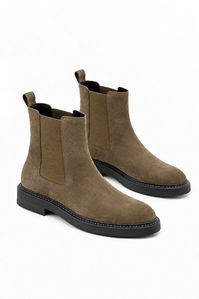 5in1Canpolat Khaki Chelsea Boots 26281