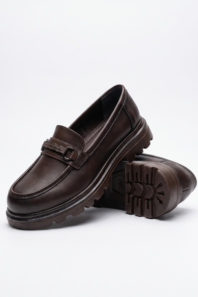 Step Stones Γυναικεία Loafer Παπούτσια με Ψηλή Σόλα και Πόρπη - Άνετα Παπούτσ...