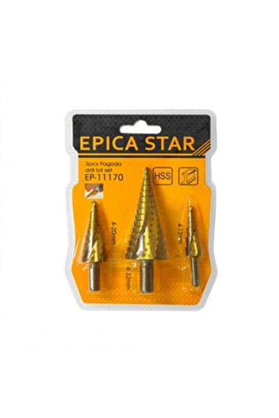 EPICASTAR EPICA STAR ΣΕΤ ΚΩΝΙΚΑ ΤΡΥΠΑΝΙΑ ΔΙΑΒΑΘΜΙΣΜΕΝΗΣ ΚΟΠΗΣ EP-11170