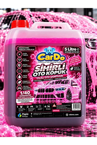 WBREX CarDo Sihirli Pembe Oto Köpük 1/40 Konsantre