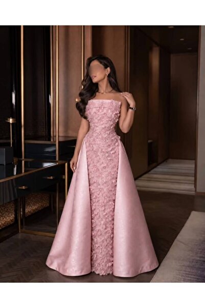 MILANORA Luxurious pink evening dress