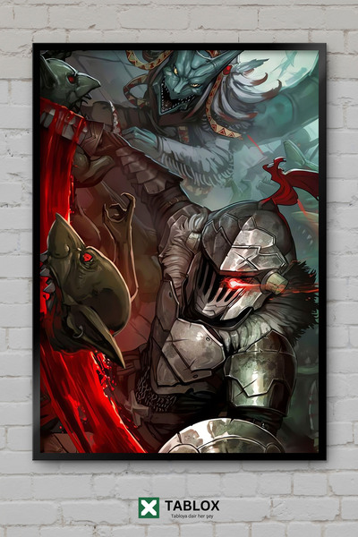 tablomaxtbx Goblin Slayer Anime Manga Fantastičan poster uokviren dekorativni...