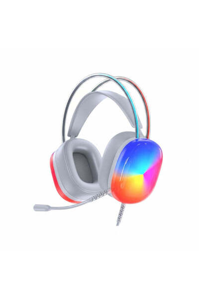 AWEI Ενσύρματα ακουστικά - LED RGB Headphones - GM-11 - - 260868 - Grey