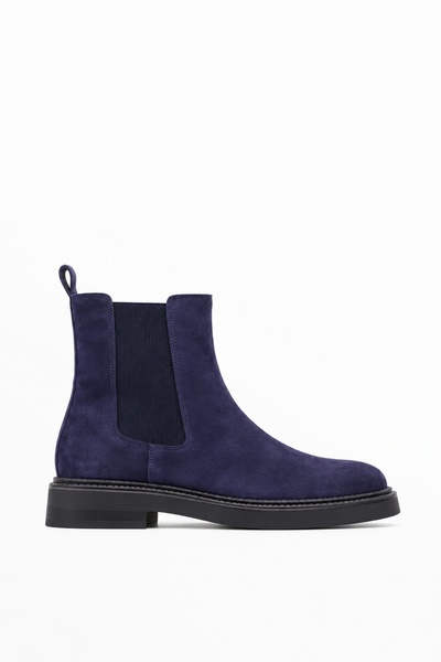 5in1Canpolat Navy Blue Chelsea Boots 26281