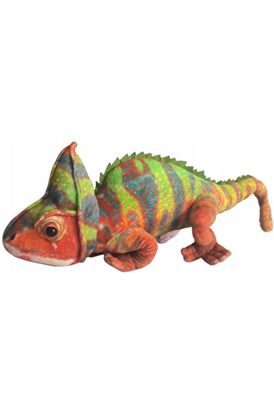 Norimpex Mascota cameleon de îmbrățișat, plăcută la atingere, 50 cm, animal d...