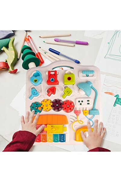 MalPlay Tabletă interactivă educațională, tablă manipulativă cu clape de pian