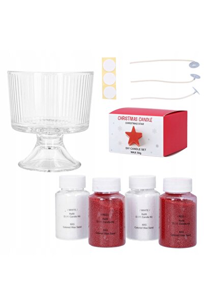 NO BRAND Kit pentru fabricarea lumânărilor, pentru cadouri DIY, granule de ce...