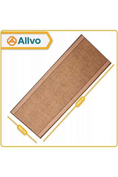 Allvo Covor pentru hol, cu bază cauciucată, covor de hol, 80x280 cm, covoare