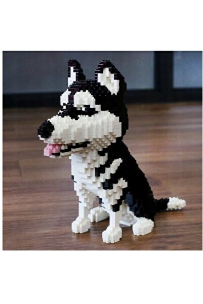 NO BRAND Câine Husky, Jucărie cu blocuri de construcție, 2100 de piese, Cadou...
