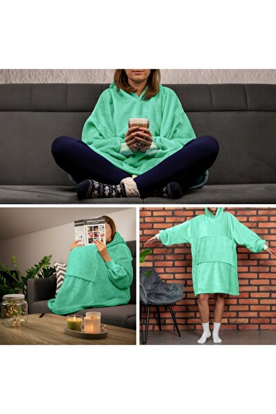 Froster Bluzair Hanorac Koc Oversize Polonia Mentă