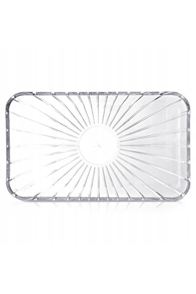 Vilde FARFURIE DE STICLĂ DREPTUNGIULICĂ PENTRU PRĂJITURI ȘI GUSTĂRI 27,5X16,5 CM