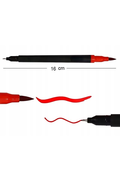 verk group Set de markere acuarelă cu vârf dublu, 100 de culori + carcasă