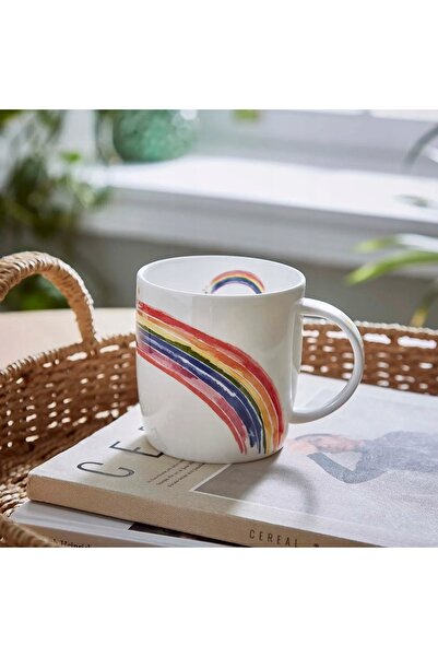 NO BRAND Portmeirion Cană Meirion 320 ml „Over The Rainbow” – curcubeu, cadou...