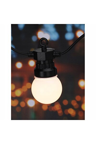 Progarden Ghirlandă cu 20 LED-uri, lumină alb cald, pentru grădină, terasă, b...