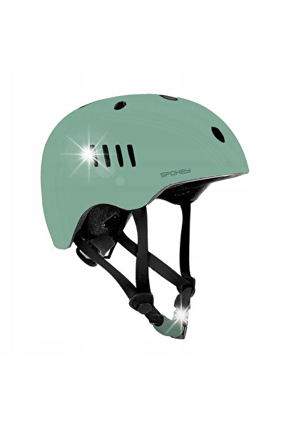 Spokey Cască de bicicletă reglabilă, pentru patine cu rotile, bicicletă, trot...