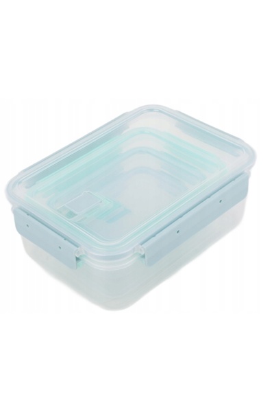 MG HOME SET DE CUTII DE PĂSTRARE ALIMENTE, ETANȘE, ANTI-SCURGERE, LUNCHBOX, 4...