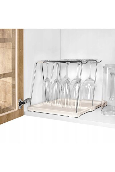 TESCOMA Suport pentru pahare de vin cu tavă de scurgere FlexiSPACE 330 x 148 mm