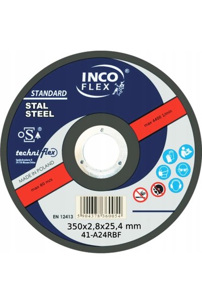 TECHNIFLEX DISC PLAT T1A 350*2.8*25.4 A30RBF - T1A 350*2.8