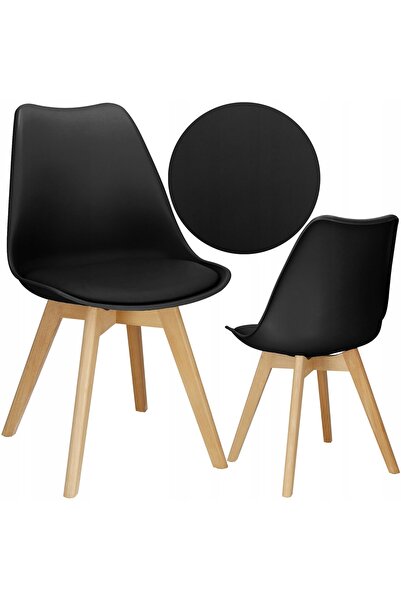 Springos Scaun scandinav pentru bucătărie, living, sufragerie, modern, cu per...