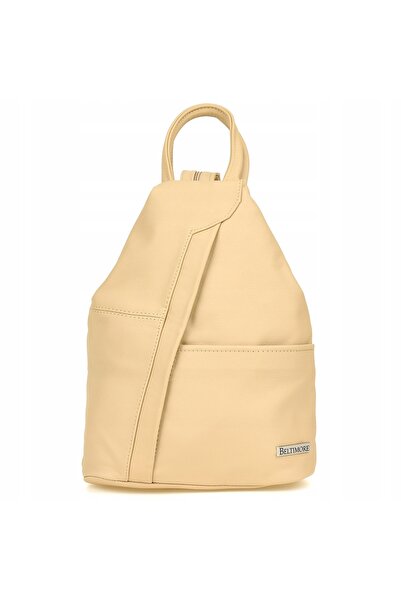 Beltimore Rucsac din piele pentru femei, geantă elegantă 2-în-1, triunghiular...