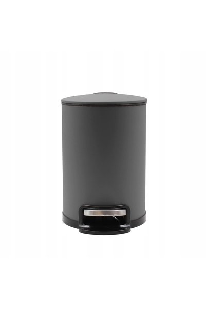 Douceur D'INTERIEUR Coș de gunoi pentru baie, gri, mic, 3l