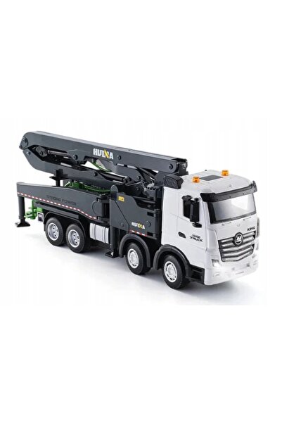 Pan i Pani Gadżet 1:18 HUINA 1381 AUTOMILĂ CU POMPĂ DE BETON GRI CADOU PENTRU...