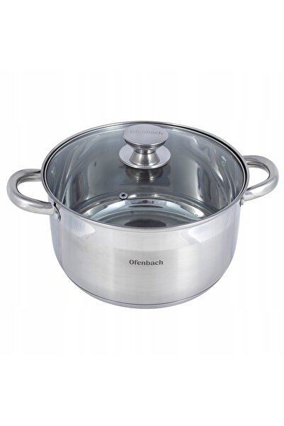 NO BRAND Vase de gătit mari, tradiționale, cu capac, din oțel, pentru gaz și ...