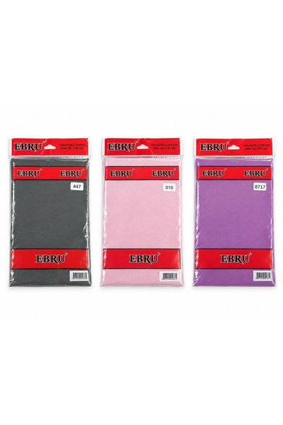 Ebru tek renk 100 cm lik 3 adet yazma