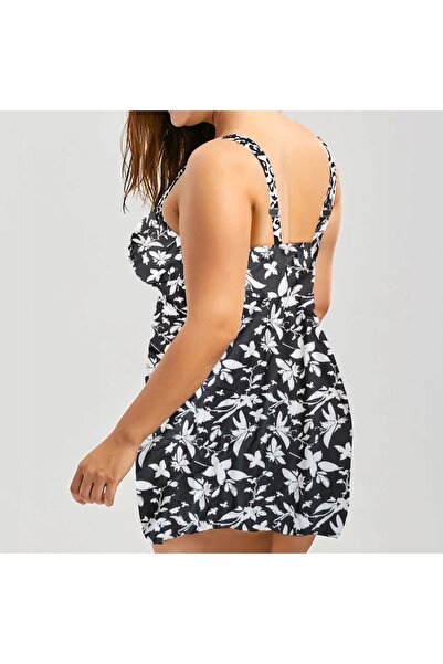 NO BRAND Costum de baie tankini mărime mare pentru femei XL, maschează imperf...