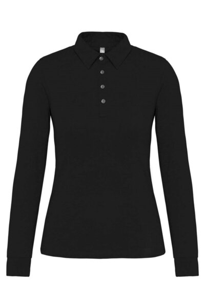 Kariban Bluza polo jersey cu maneci lungi pentru femei - KA265