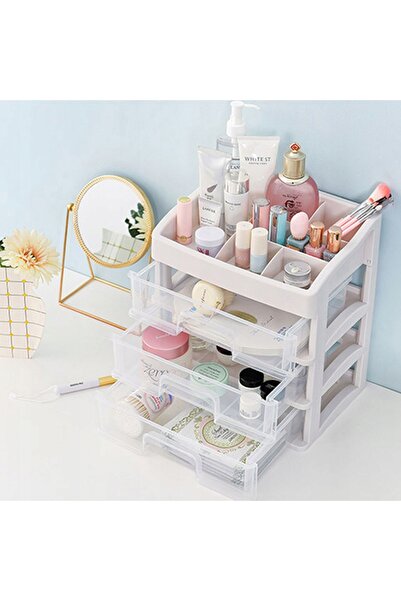 NO BRAND Organizator cosmetic tip cutie cu sertare