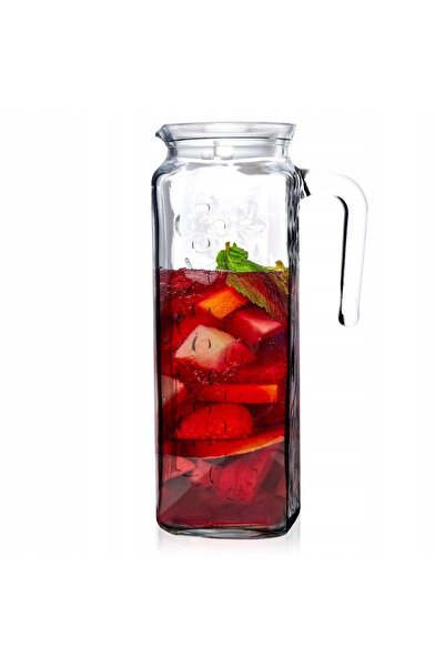 Vilde ULCIOR DE STICLĂ DE 1,1 L PENTRU BĂUTURI, SUCURI ȘI APĂ, CU CAPAC, PENT...
