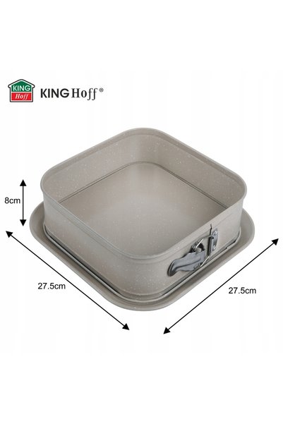 Kinghoff Formă pătrată detașabilă pentru plăcintă 27,5x27,5cm KH-1977