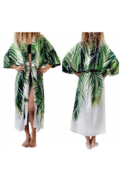 NO BRAND Pareo, acoperământ vestimentar, junglă, kimono, frunză, boho