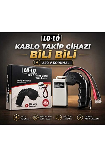 OEMMM Kablo Bulucu Kablo İzleme Cihazı Bili Bili LOLO 220 KORUMALI