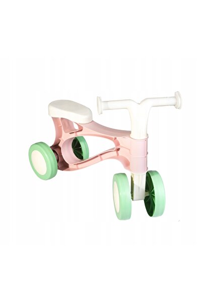 LENA Bicicletă de echilibru ușoară, fără pedale, 18M+, roz pastel