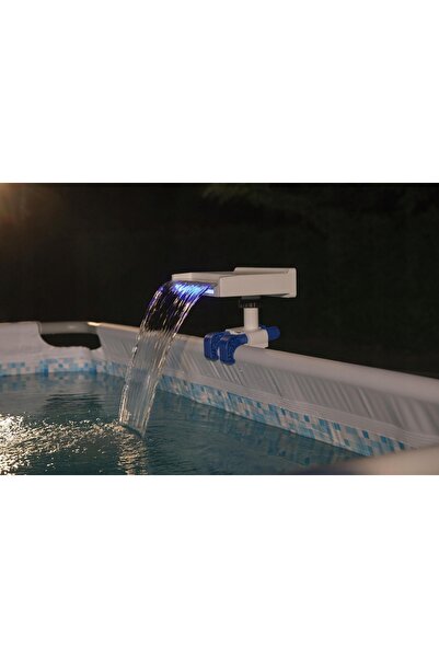 BESTWAY Cascadă de piscină Flowclear cu iluminare LED 58619