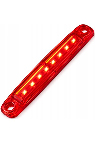 AGMITY SET DE LĂMPI DE CONTUR LED 12/24 V ROȘII CU 10 DIODE + CABLURI